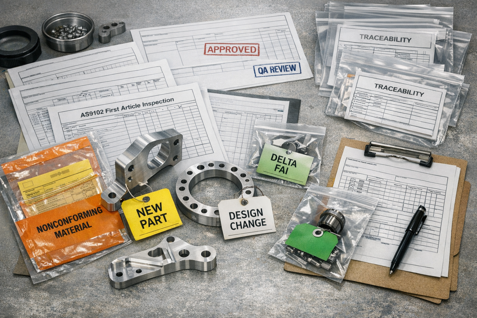 AS9102 FAI Triggers: New Parts, Changes, Lapses, and Delta Requirements
