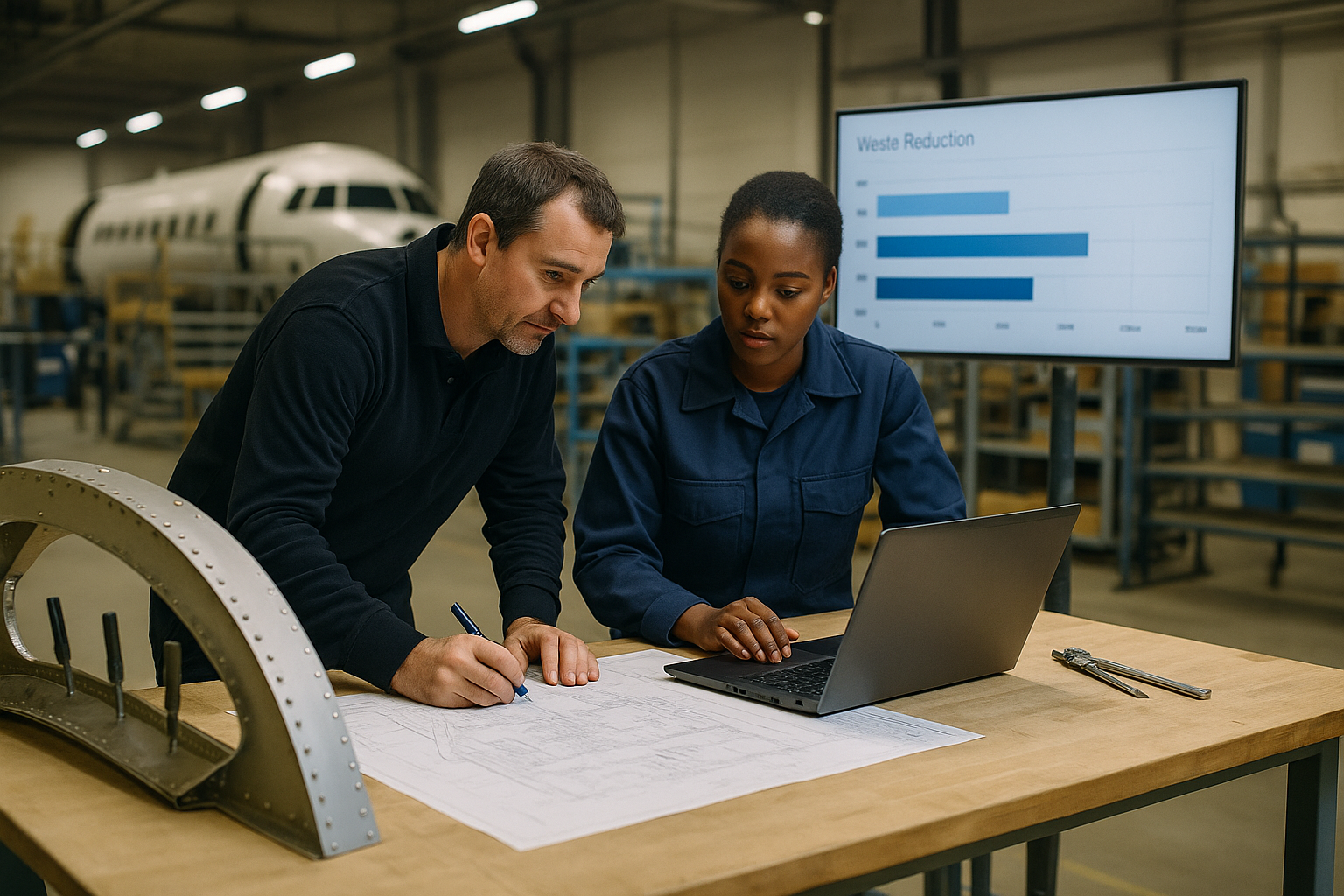 Implementing MES in Aerospace with a Waste-Reduction First Mindset